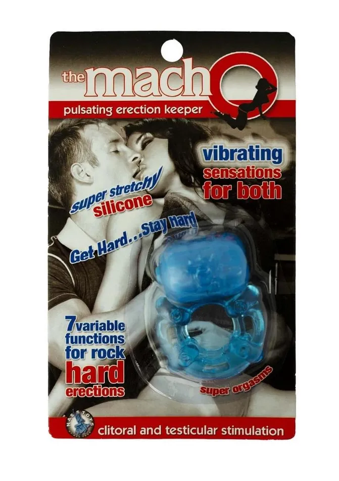 Male Sex Toys Macho The Macho Erection Keeper Silicone Vibrating Cock Ring Male Sex Toys Macho The Macho Erection Keeper Silicone Vibrating Cock Ring
