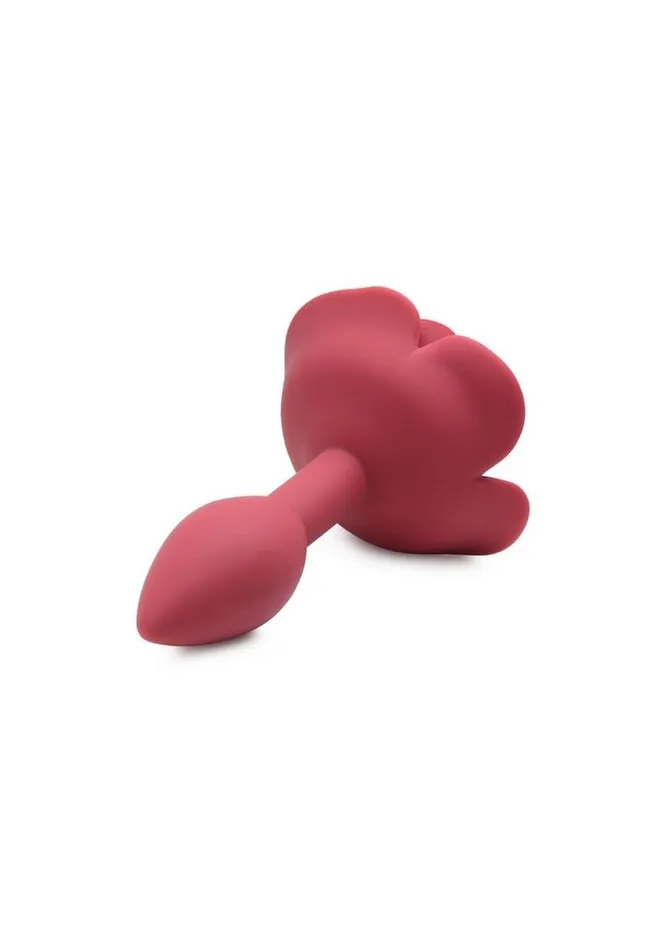 Male Sex Toys Master Series Master Series Booty Bloom Silicone Rose Anal Plug