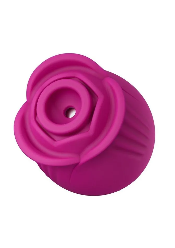 Vibrators Blush Blush Collection The Original Blush Rose Rechargeable Silicone Air Pulse Clitoral Vibrator