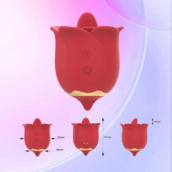 Vibrators Inyarose Rose Nipple Clit Stimulator Toy