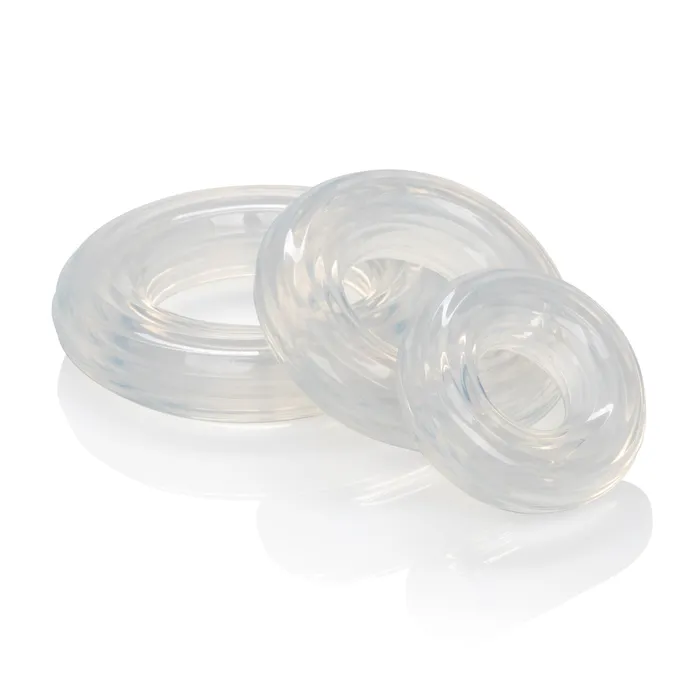 CalExotics Male Sex Toys Premium Silicone Ring Set