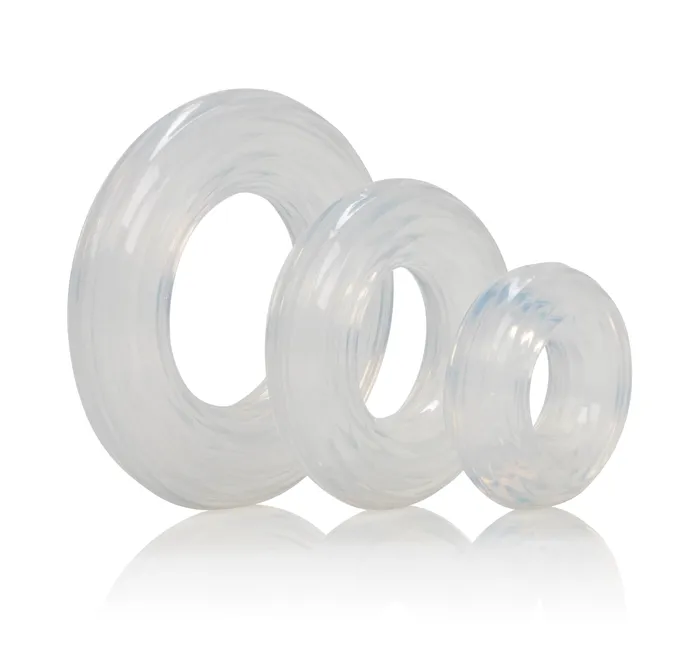 CalExotics Male Sex Toys Premium Silicone Ring Set CalExotics Male Sex Toys Premium Silicone Ring Set