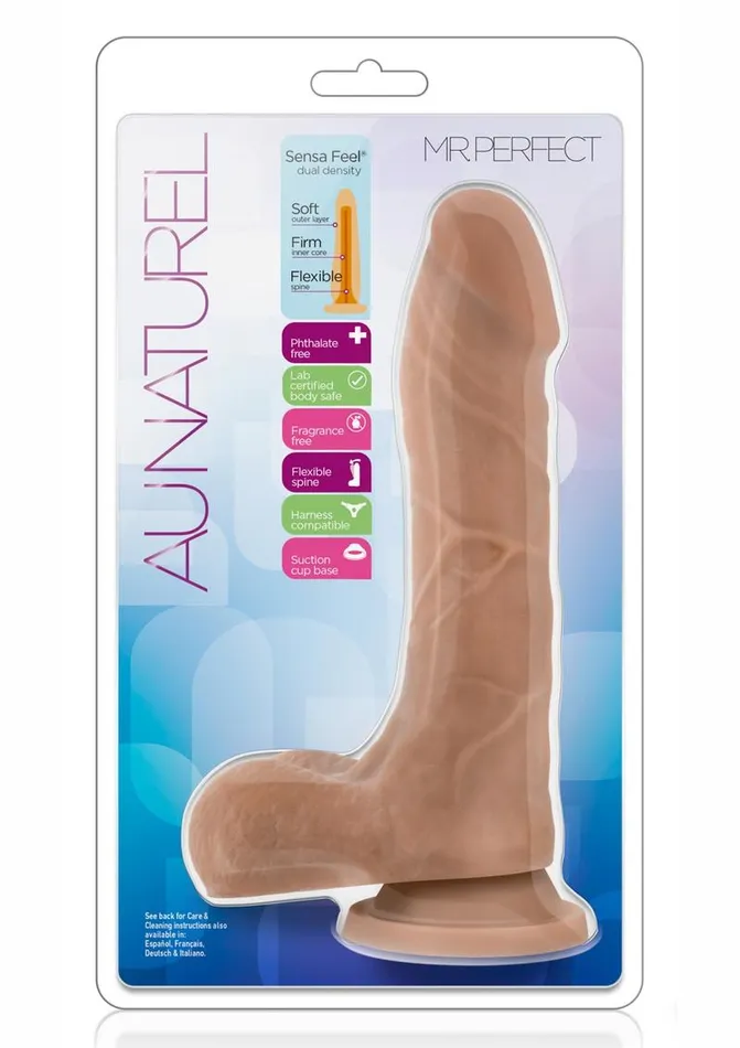 Female Sex Toys Au Naturel Au Naturel Mister Perfect Dildo with Balls