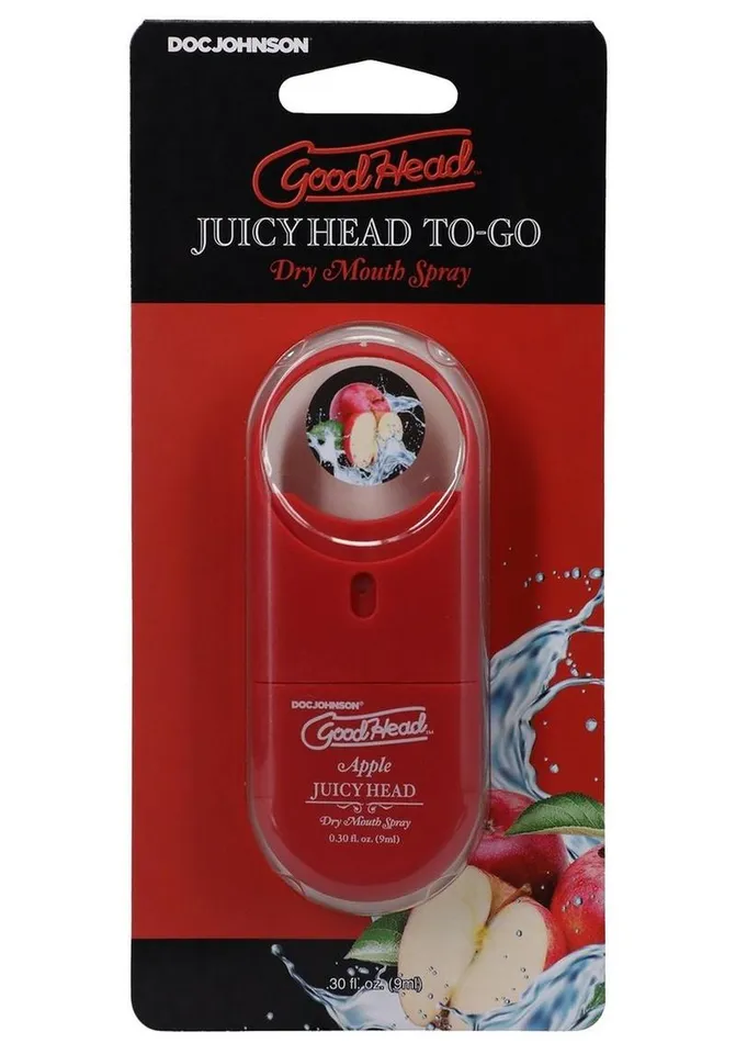 GoodHead Goodhead Juicy Head Dry Mouth Spray ToGo Apple Male Sex Toys