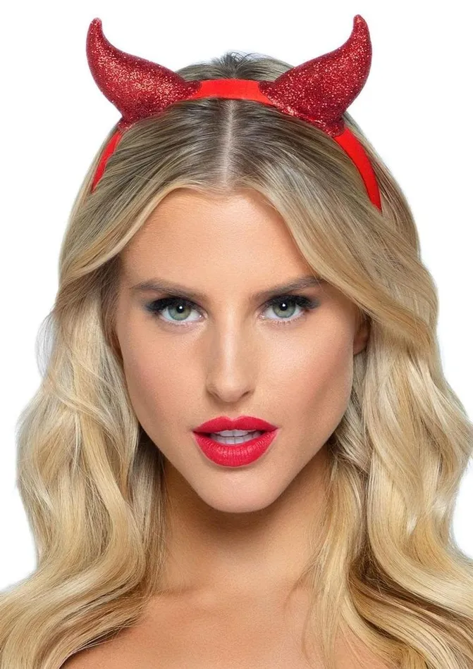 Leg Avenue Latex Glitter Devil Horn Headband Leg Avenue Vibrators