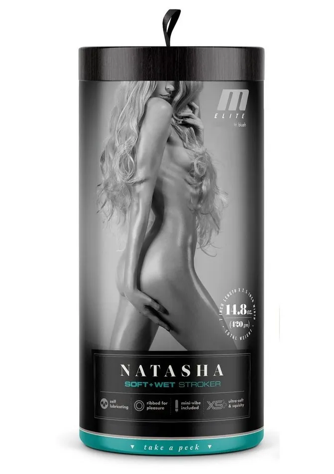 M Elite Male Sex Toys M Elite Soft and Wet Natasha Realstic Vagina Masturbator