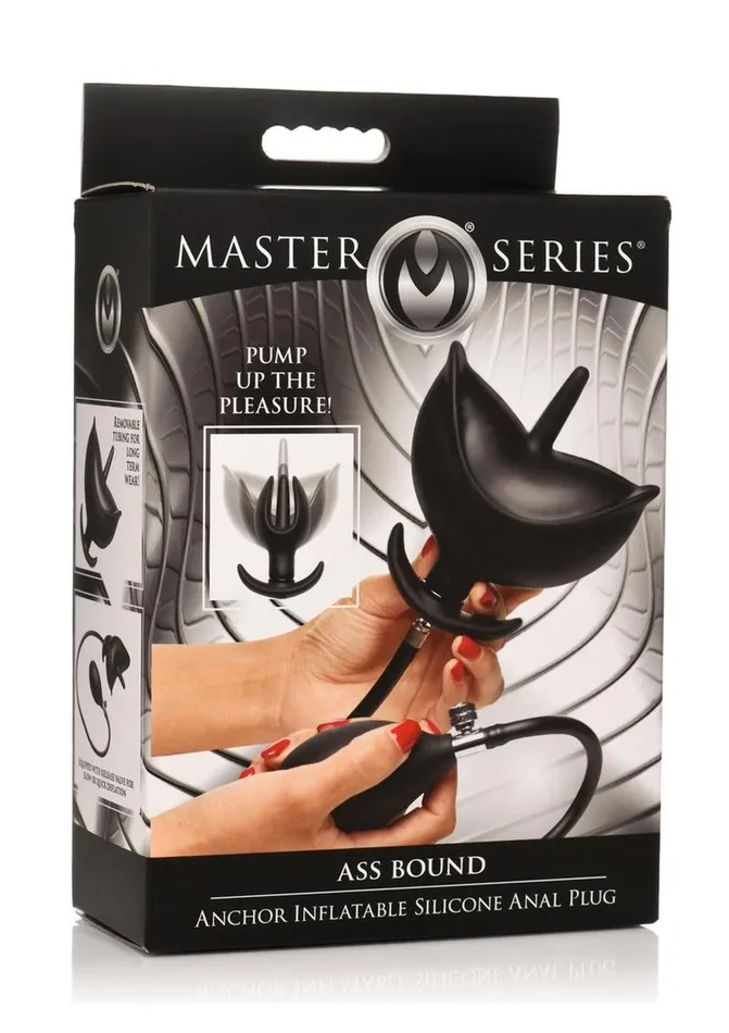 Master Series Ass Bound Anchor Inflatable Silicone Anal Plug Master Series Male Sex Toys