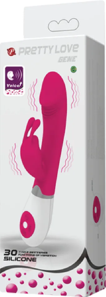 Pretty Love Vibrators Gene Sound Activated Pink