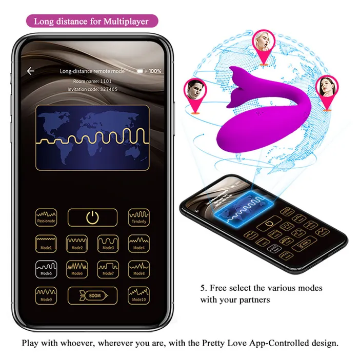 Pretty Love Vibrators Pretty Love Jayleen Global Remote Control Series Purple Pretty Love Vibrators Pretty Love Jayleen Global Remote Control Series Purple