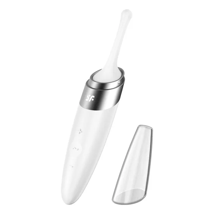 Satisfyer Twirling Delight Tip Stimulator White The Toolshed AU Vibrators