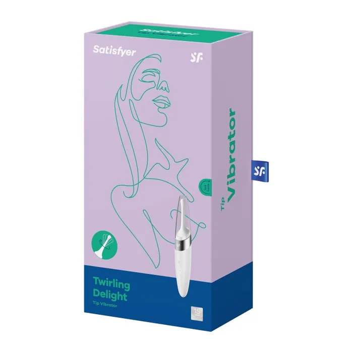 Satisfyer Twirling Delight Tip Stimulator White The Toolshed AU Vibrators