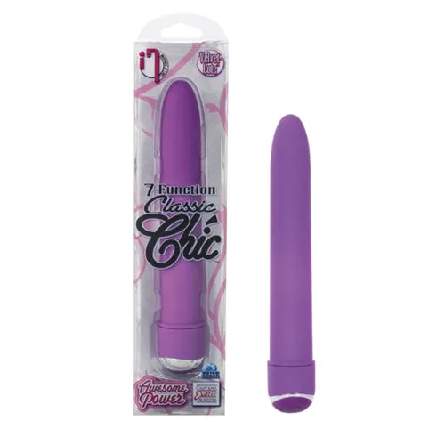 Vibrators CalExotics 7 Function Classic Chic Standard Purple Vibrators CalExotics 7 Function Classic Chic Standard Purple