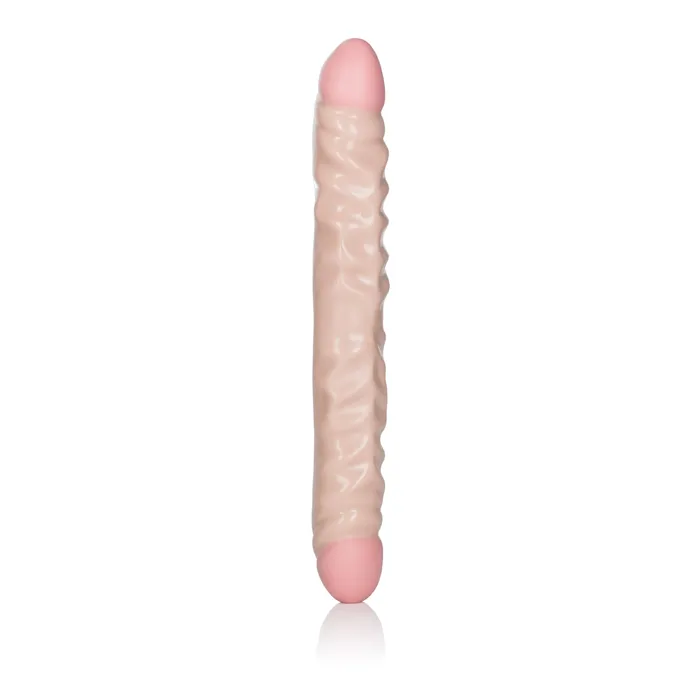 CalExotics Dildos Ivory Duo 12 Inches Veined Double Dong