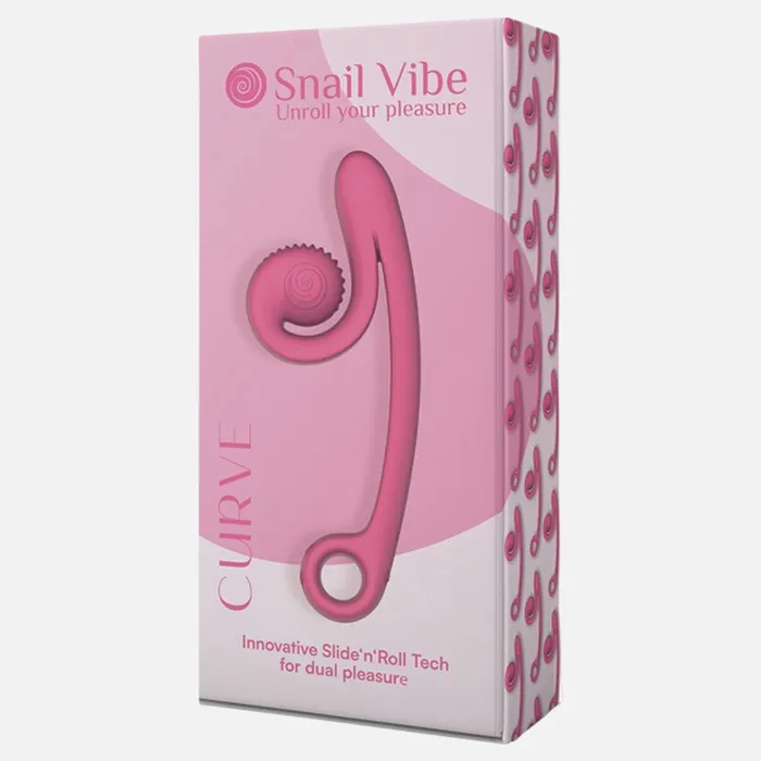 Curve GSpot Rabbit Vibrator Pink Snail Vibe Vibrators Curve GSpot Rabbit Vibrator Pink Snail Vibe Vibrators