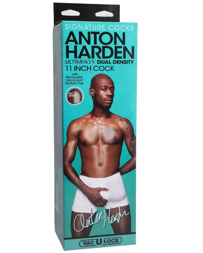 Dildos Doc Johnson Signature Cocks Anton Harden 11 Inch Ultraskyn Cock With Removable VacULock Suction Cup Dildos Doc Johnson Signature Cocks Anton Harden 11 Inch Ultraskyn Cock With Removable VacULock Suction Cup