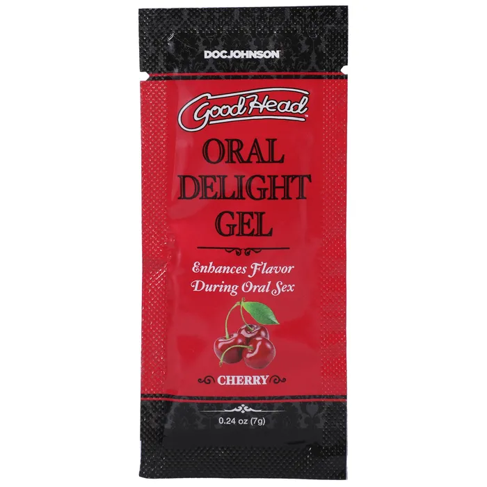 Doc Johnson Goodhead Oral Delight Gel Cherry 024 Oz Enhancers