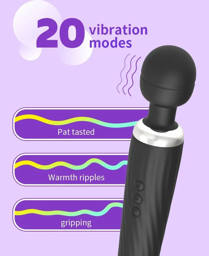 Female Sex Toys Cloud Rechargeable Mini Massage Wand Vibrator Playful Cakes