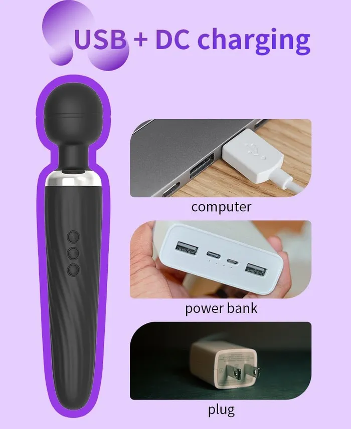 Female Sex Toys Cloud Rechargeable Mini Massage Wand Vibrator Playful Cakes