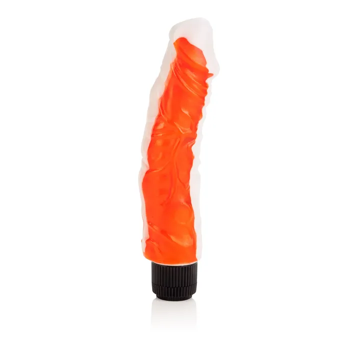Funky Jelly Vibe 8 Inches Orangegreen CalExotics Vibrators