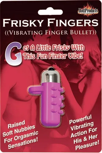 Hott Products Frisky Fingers Purple Vibrators