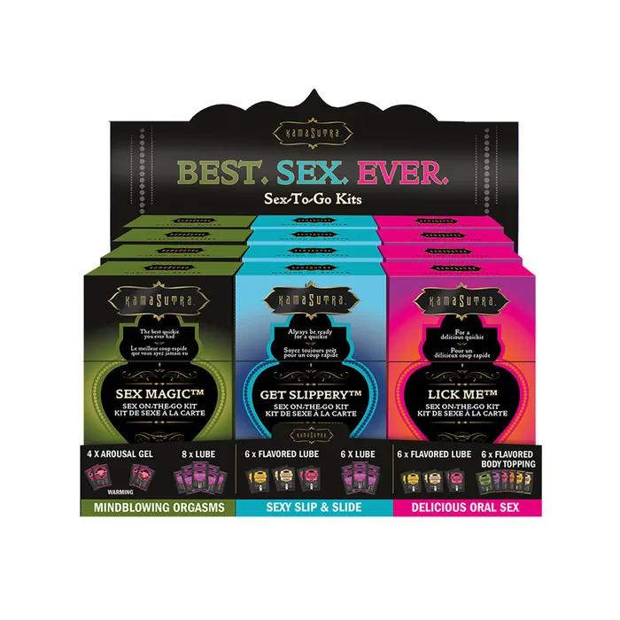Kama Sutra Couples SextoGo Packet Set Prepack