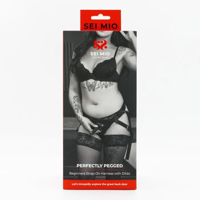 Perfectly Pegged Adjustable Strap on Harness with Dildo SEI MIO Female Sex Toys