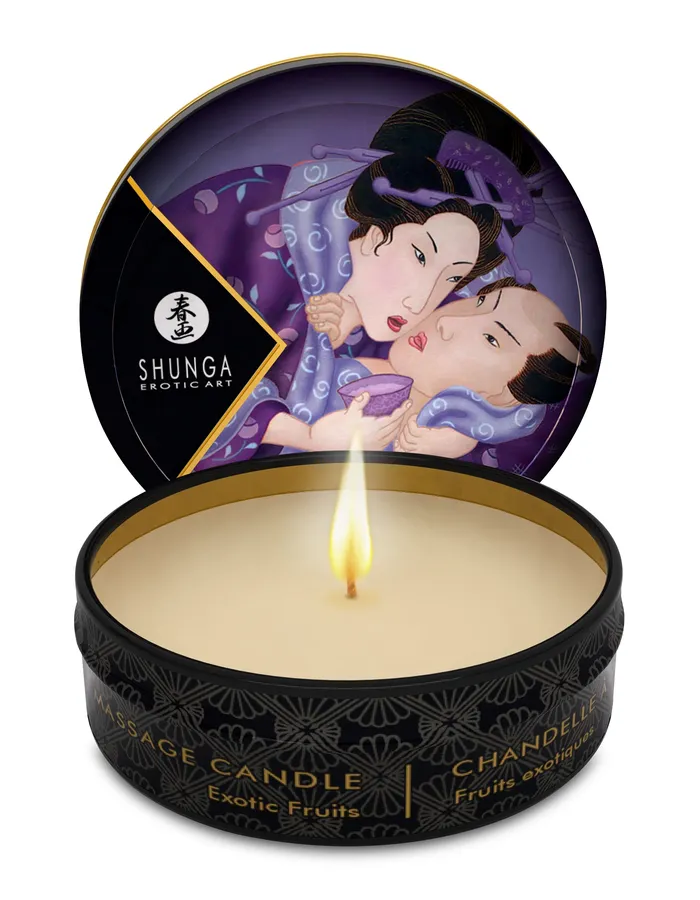 Shunga Couples Mini Massage Candle Libido Exotic Fruits 1 Fl Oz