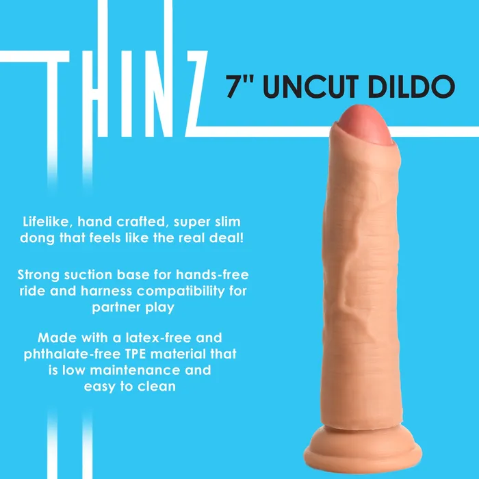 THINZ Dildos Thinz 7 Uncut Dildo THINZ Dildos Thinz 7 Uncut Dildo