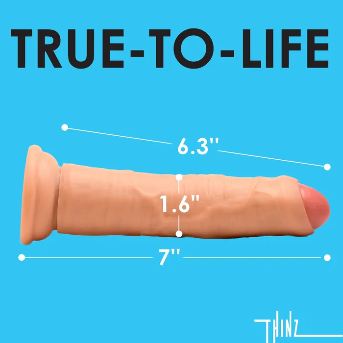 THINZ Dildos Thinz 7 Uncut Dildo THINZ Dildos Thinz 7 Uncut Dildo