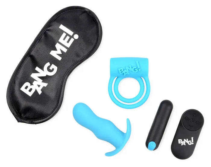 XR Brands Vibrators Bang Duo Blast Kit Blue