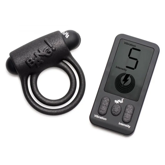 25X Vibrating Silicone Cock Ring with Remote Control Bang Male Sex Toys