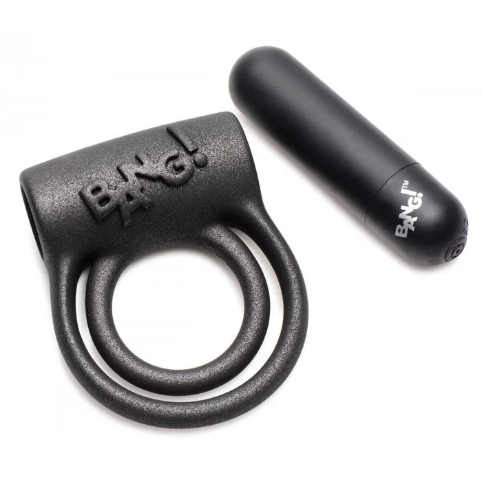 25X Vibrating Silicone Cock Ring with Remote Control Bang Male Sex Toys