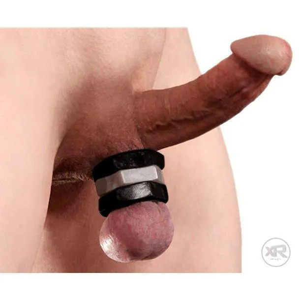 3pc Ball Stretcher and Cock Ring Kit Master Series Male Sex Toys