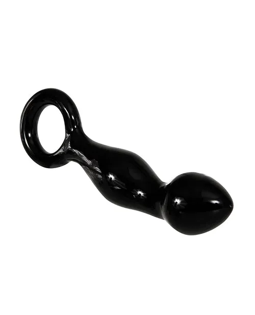 Adam Eve Adams Glass Prostate Massager Black Adam And Eve Anal Adam Eve Adams Glass Prostate Massager Black Adam And Eve Anal