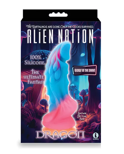 Alien Nation Dildos Alien Nation Glow Dragon Silicone Glow in the Dark Creature Dildo Multicolor Alien Nation Dildos Alien Nation Glow Dragon Silicone Glow in the Dark Creature Dildo Multicolor