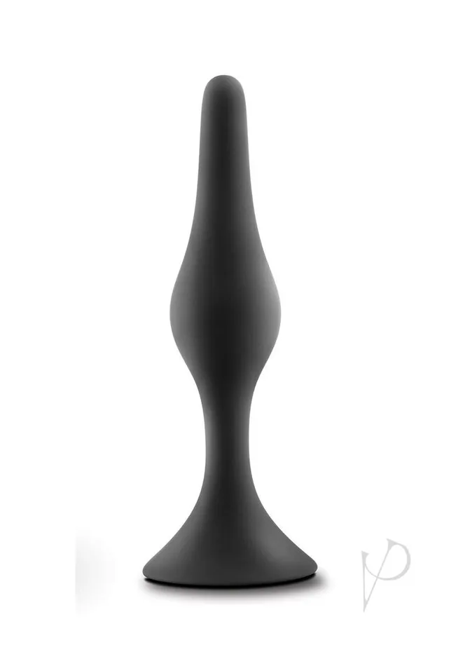 Anal Adventures Male Sex Toys Anal Adventures Platinum Silicone Beginner Plug Large Black Anal Adventures Male Sex Toys Anal Adventures Platinum Silicone Beginner Plug Large Black