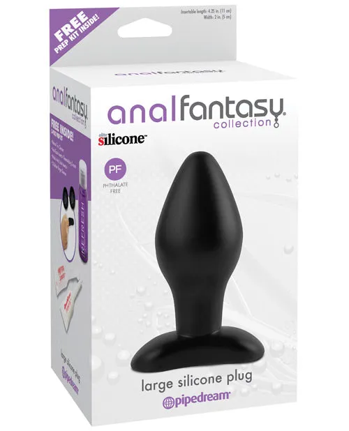 Anal Anal Fantasy Collection Anal Fantasy Collection Large Silicone Plug 425in Black