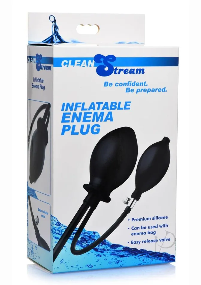 Anal Cleanstream CleanStream Inflatable Enema Plug Black
