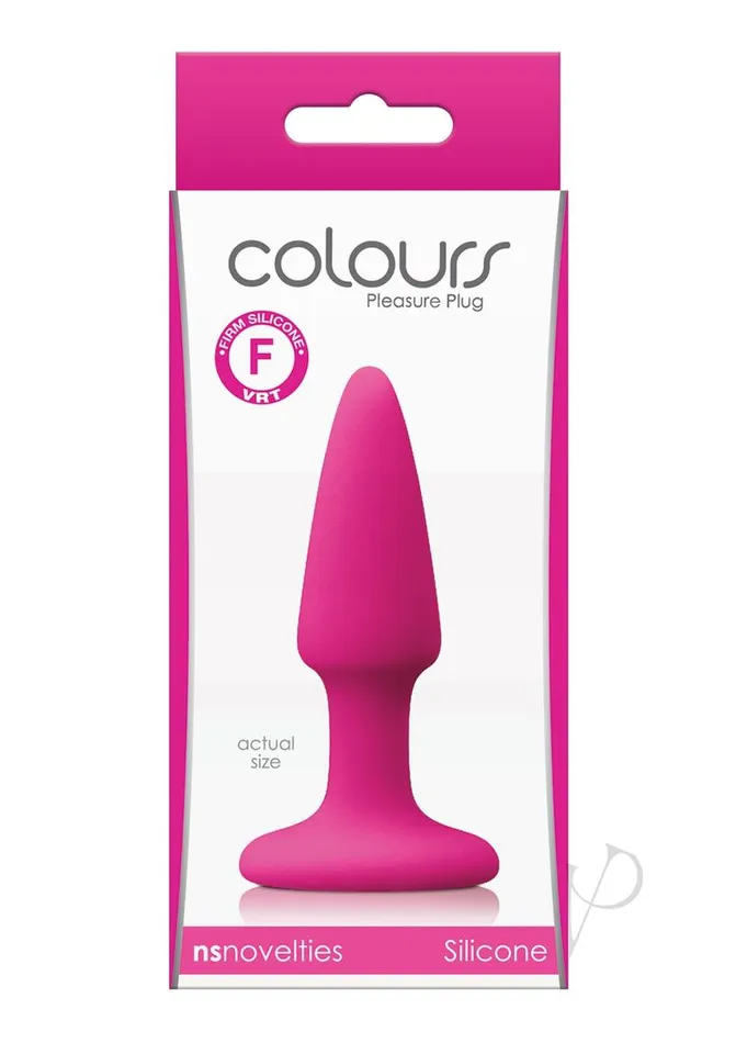 Anal Colours Colours Pleasure Plug Silicone Butt Plug Mini Pink