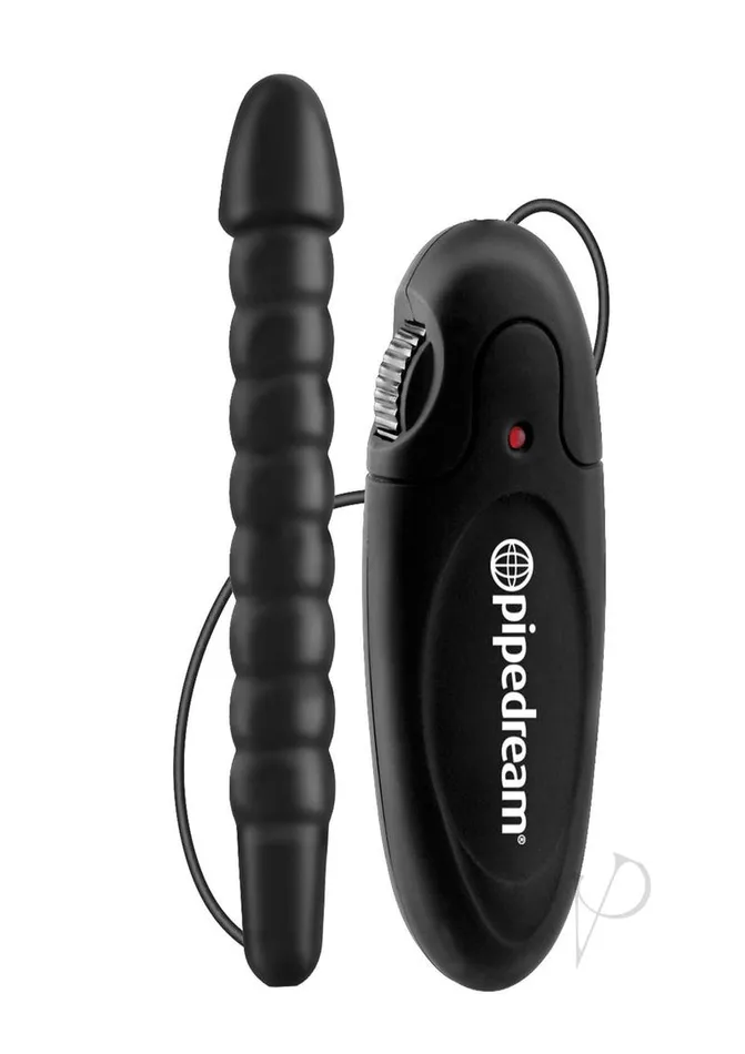 Anal Fantasy Collection Vibrating Butt Buddy with Wired Remote Control 5in Black Anal Fantasy Collection Anal