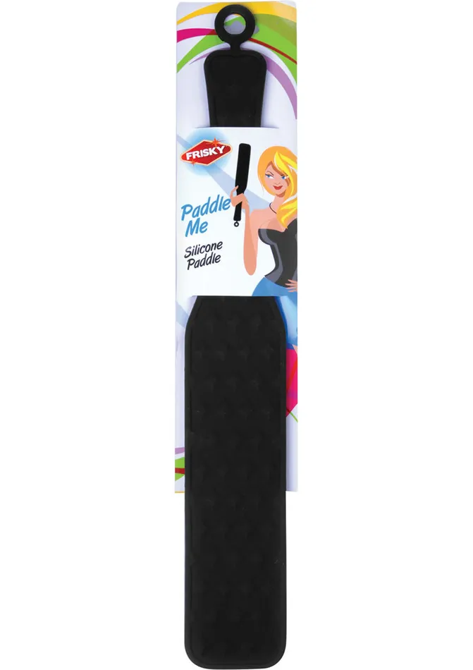 Anal Frisky Frisky Paddle Me Silicone Paddle Black