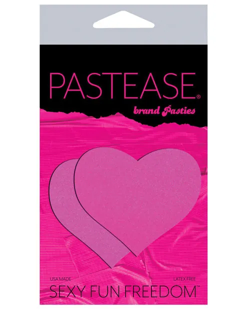 Anal Pastease Pastease Basic Heart Black Light Reactive Neon Pink OS Anal Pastease Pastease Basic Heart Black Light Reactive Neon Pink OS