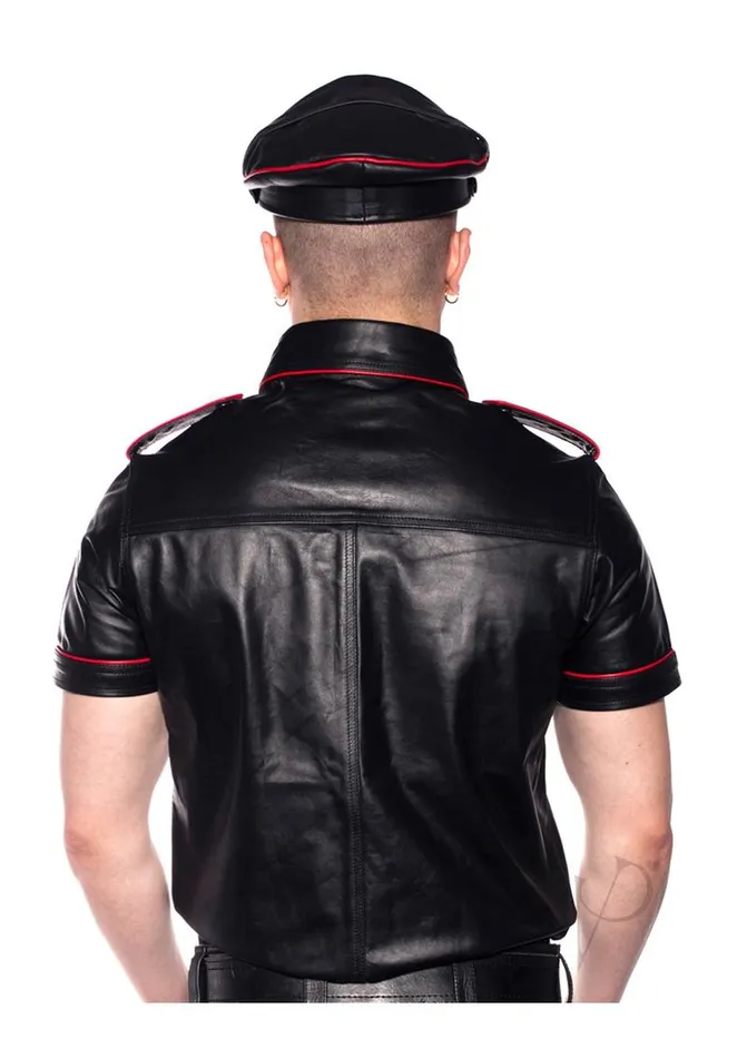 Anal Prowler Red Prowler RED Police Shirt Piped Small BlackRed