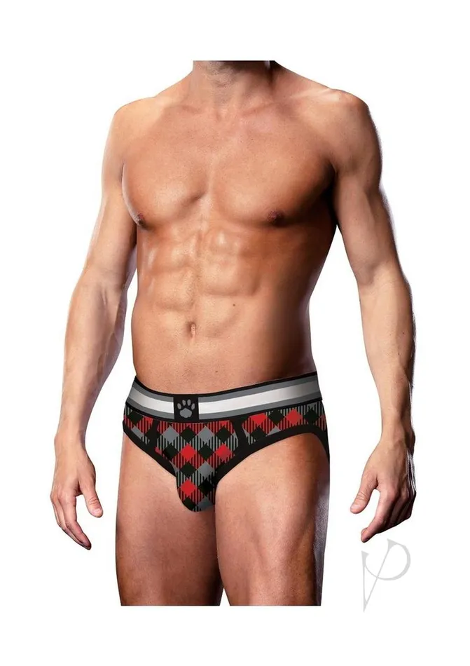 Anal Prowler Tartan 1 Brief Large BlackRed Prowler Anal Prowler Tartan 1 Brief Large BlackRed Prowler