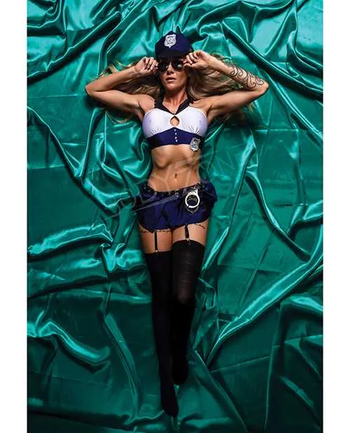 Anal Role Play Role Play Cocky Cop 8 pc Set BlueWhite ML Anal Role Play Role Play Cocky Cop 8 pc Set BlueWhite ML