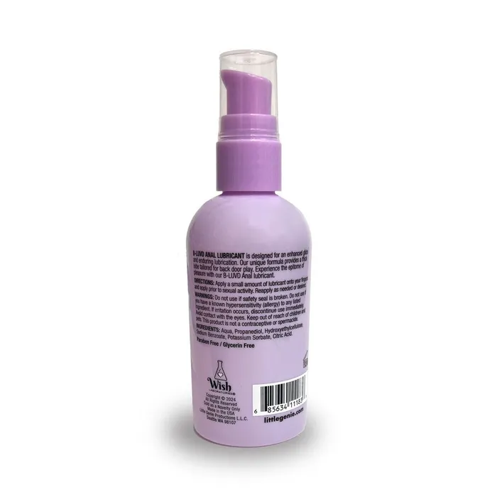 BLUVD Water Based Anal Gel Lubricant Little Genie Anal