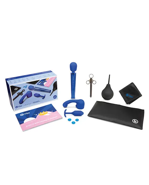 B Vibe Anal BVibe Anal Massage and Education Set Navy Blue B Vibe Anal BVibe Anal Massage and Education Set Navy Blue