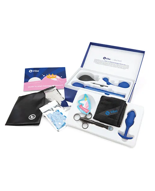 B Vibe Anal BVibe Anal Massage and Education Set Navy Blue B Vibe Anal BVibe Anal Massage and Education Set Navy Blue