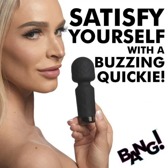 Bang 10X Mini Silicone Wand Black Vibrators