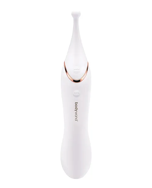 Bodywand Bodywand Dual Stim Vario Silicone Vibrator WhiteGold Female Sex Toys